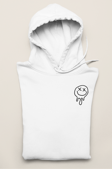 "Happy Face" Hoodie Outline Personalizada-Signature Designs