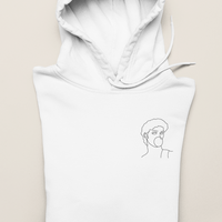 "David Bubble Gum" Hoodie Outline Personalizada-Signature Designs